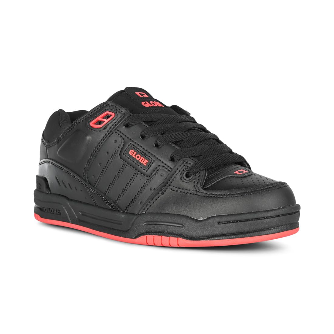Globe Men's Fusion Skate Shoes Black/Red Size 9